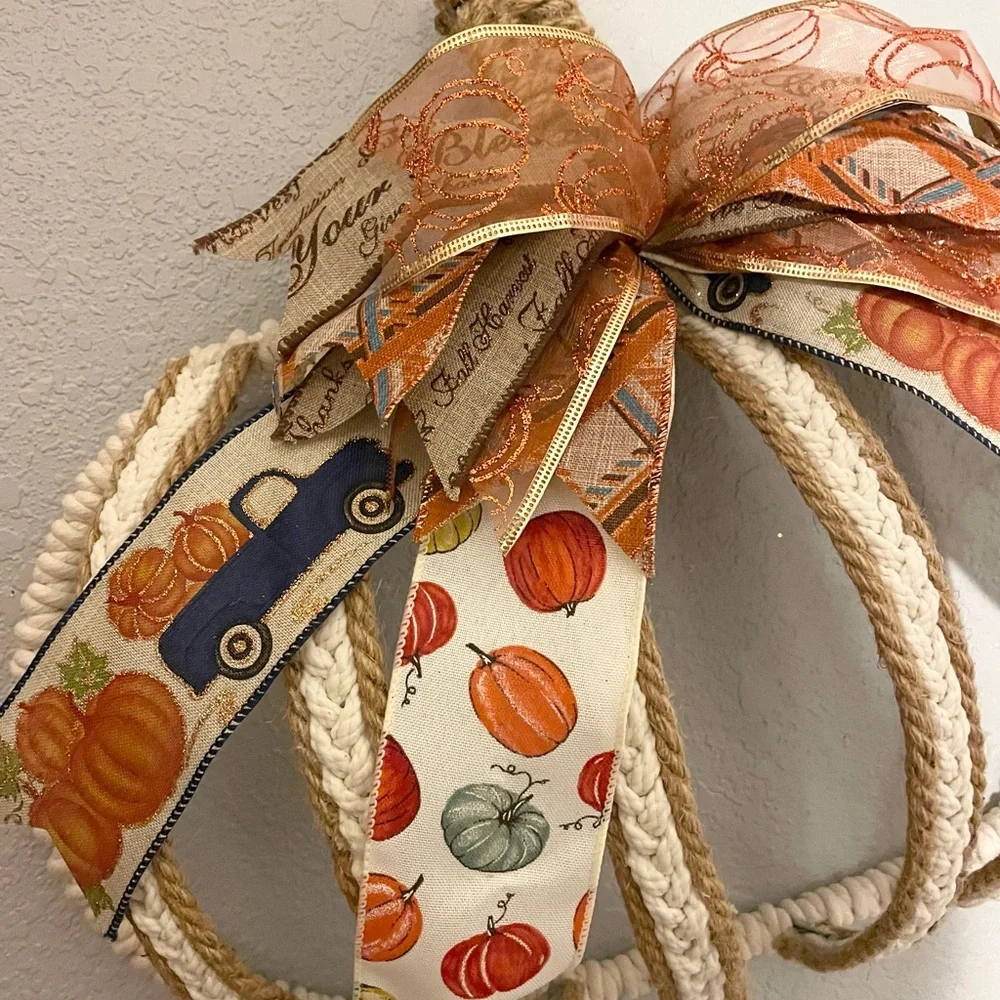 Pumpkin Framed Wreath